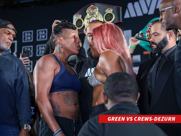 Shadasia Green and Franchon Crews Dezurn face off