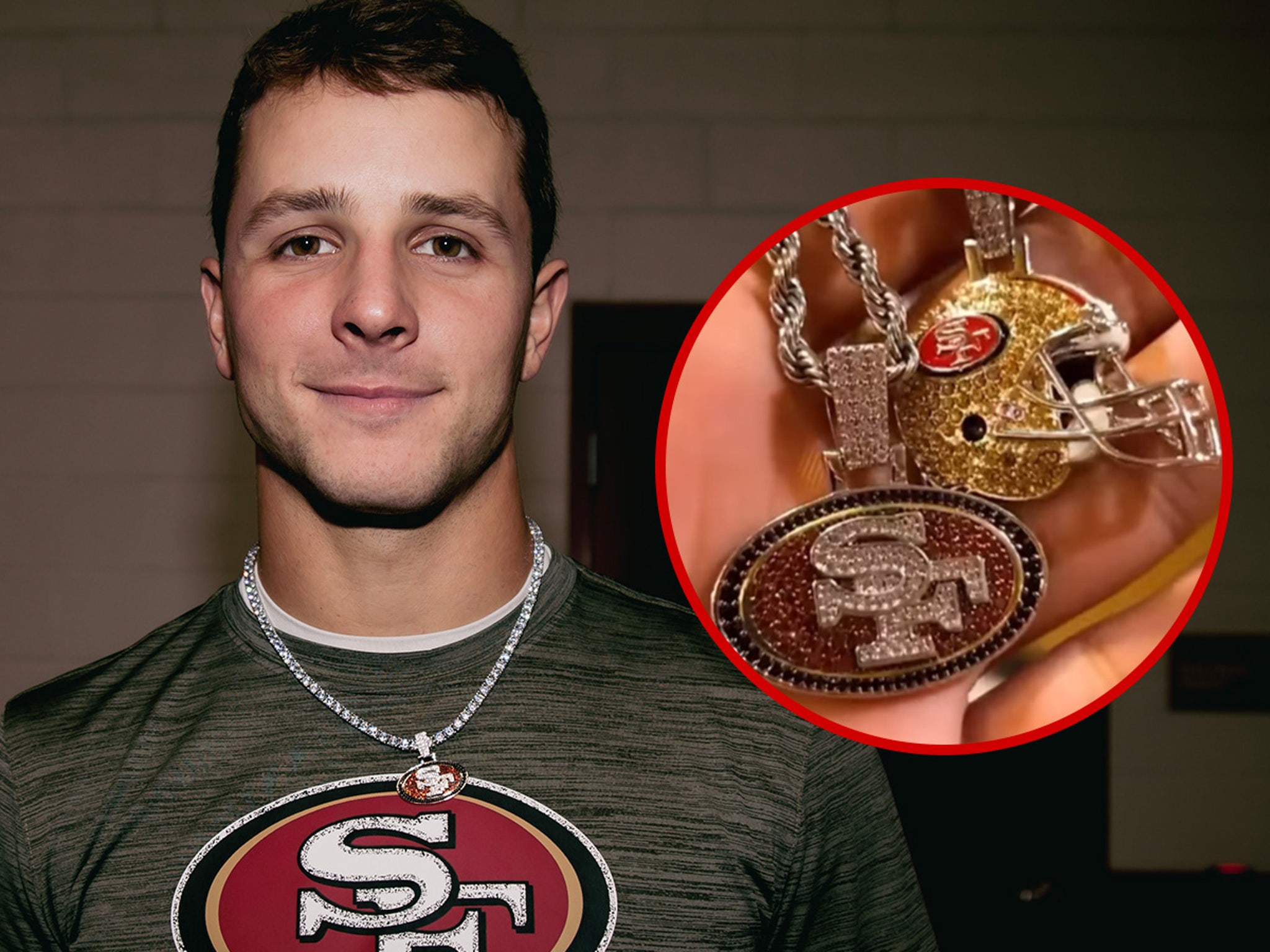 4 - Bling BIG chain San Francisco hotsell 49ers gold