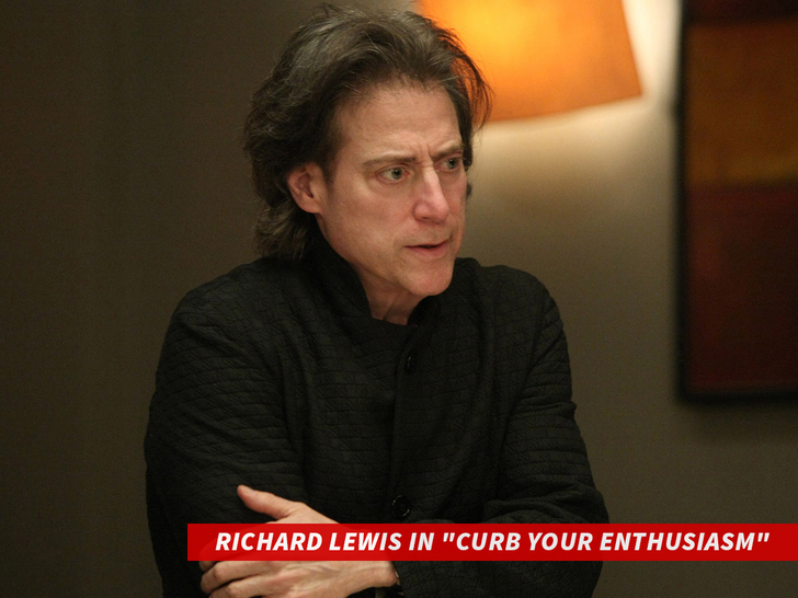 Richard Lewis in "Curb Your Enthusiasm"