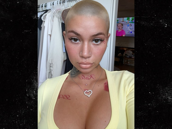bhad bhabie shaved head insta 2