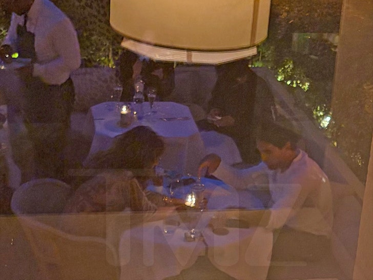 Josh Heuston and Mika Abdalla at dinner tmz 2