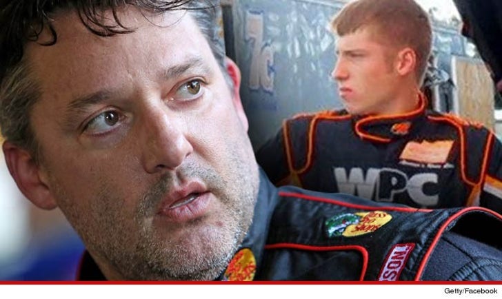 Tony Stewart Sued -- Kevin Ward's Parents Tony Recklessly Killed :: 0807-tony-stewart-kevin-ward-getty-facebook-3