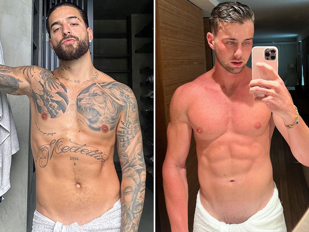 Maluma vs. Harry Jowsey -- Dudes In Towels Edition