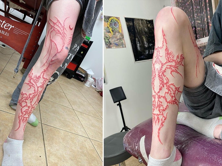 Internet Agrees Grimes' 'Alien Scars' Tattoo Looks Like S--t - Funny Gallery
