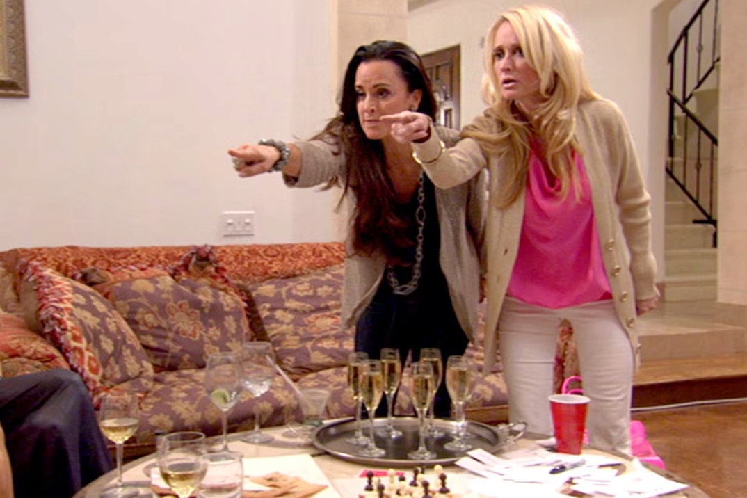 Brandi Glanville called out Kim Richards' behavior at Dana's Game Night. Kyle and Kim rebutted with calling Brandi a 