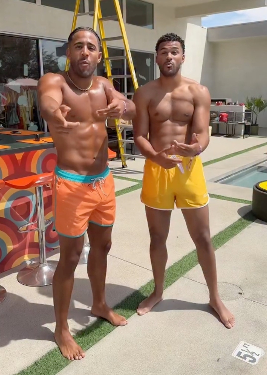 Kendall Washington and Jeremiah Brown