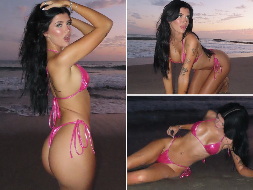 Have you seen the hot bod on Sami Sheen?! The 22-year-old daughter of Denise Richards and Charlie Sheen turned heads in a metallic, hot pink bikini. Are you down?!
