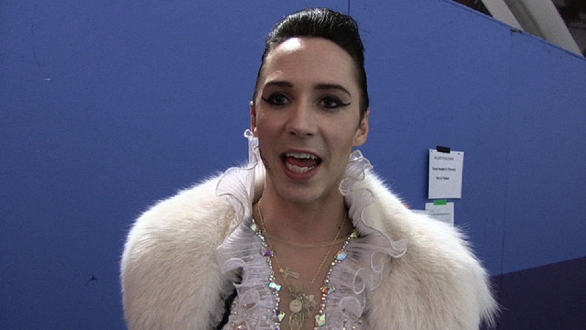 Johnny Weir -- I Wanna Be an Oral Sex Pioneer IN SPAAAACE!!!!