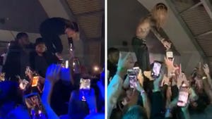Swae Lee Falls Offstage, Goes Shirtless and Drinks Hennessy After