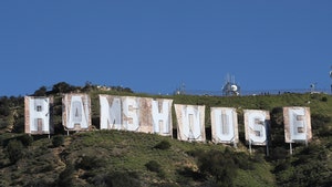 Hollywood Sign Finally Turns into 'RAMS HOUSE,' Still Looks Bad