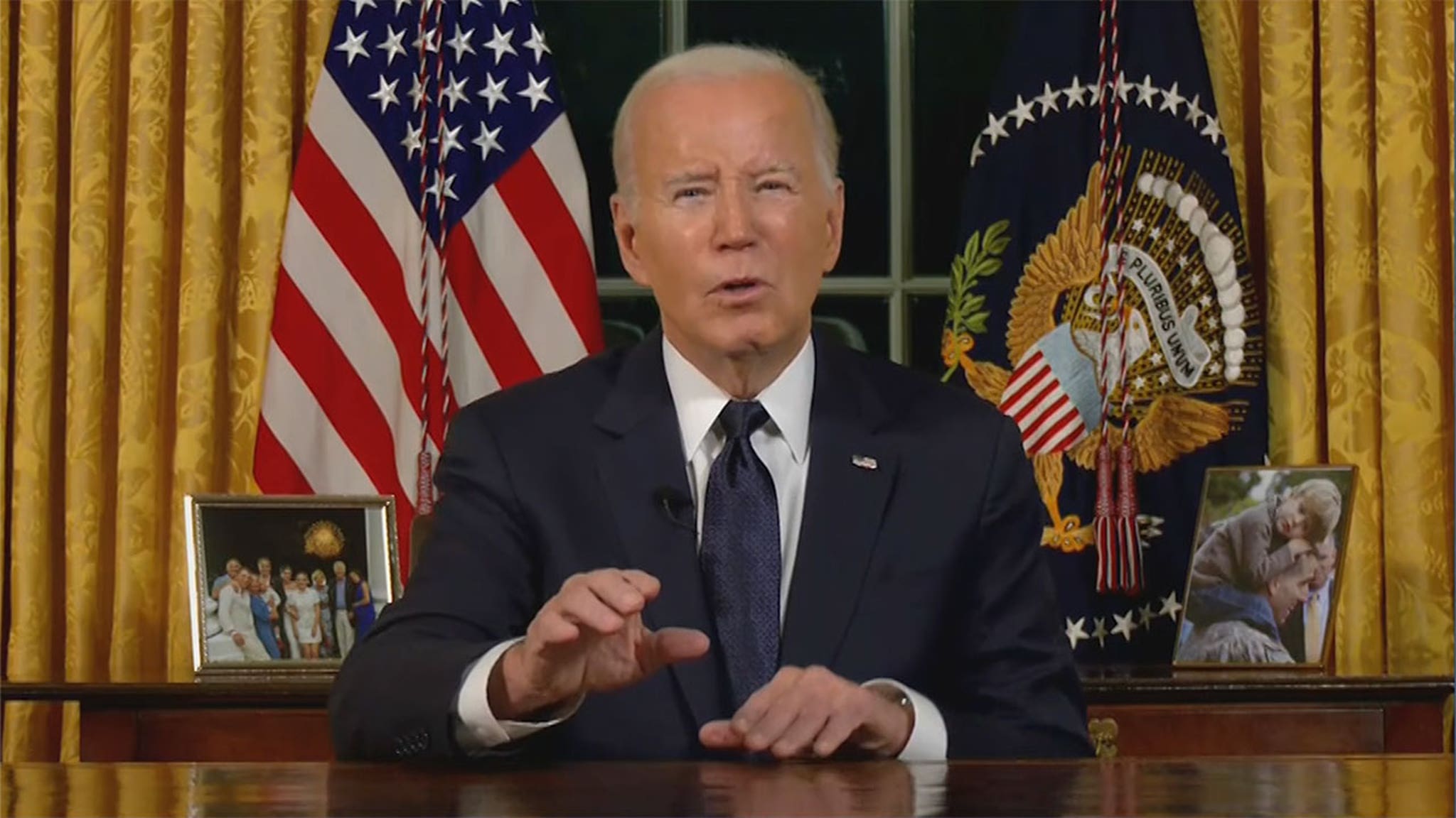 Le président Biden déclare que les Américains doivent s’unir et aider à vaincre le Hamas et Poutine