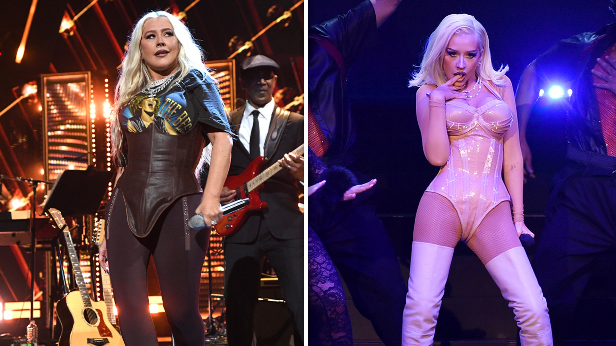 Christina Aguilera Flaunts 40 Lb. Weight Loss During Vegas Residency