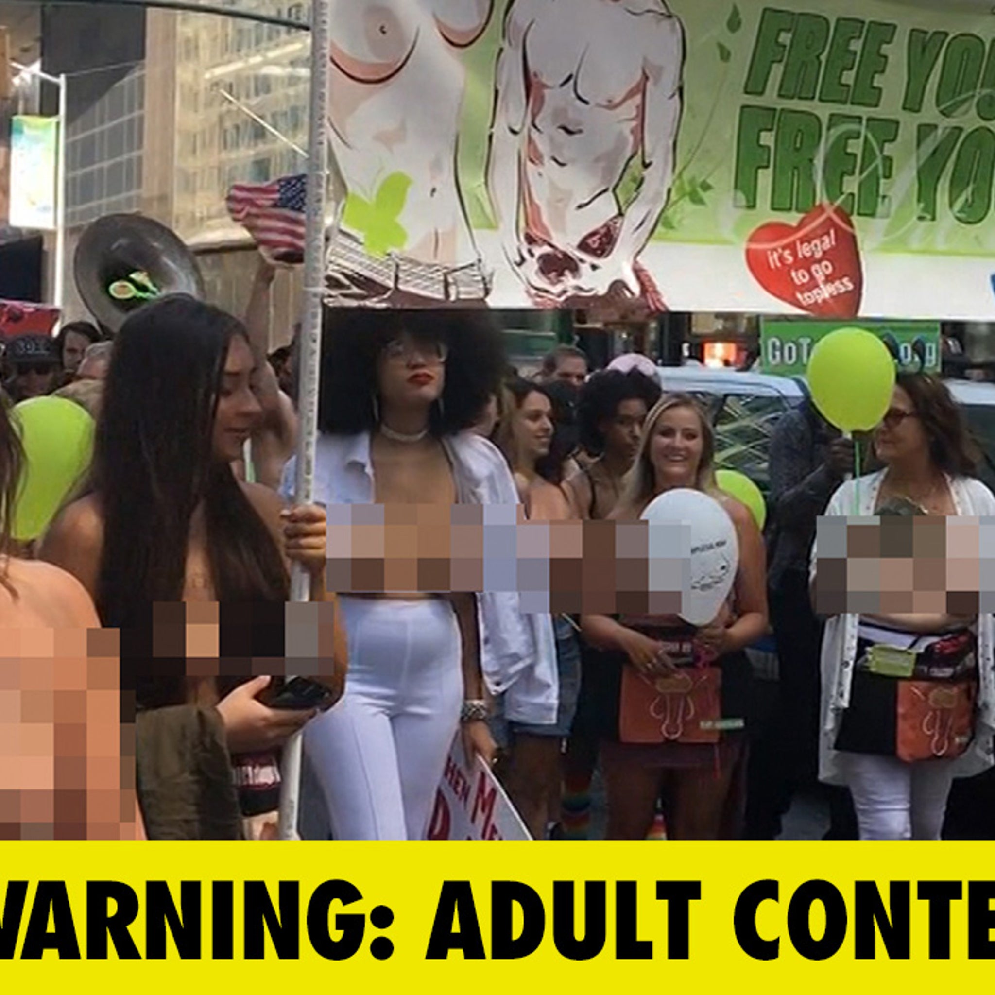 Go Topless Pride Parade, Women Let it All Hang Out in NYC