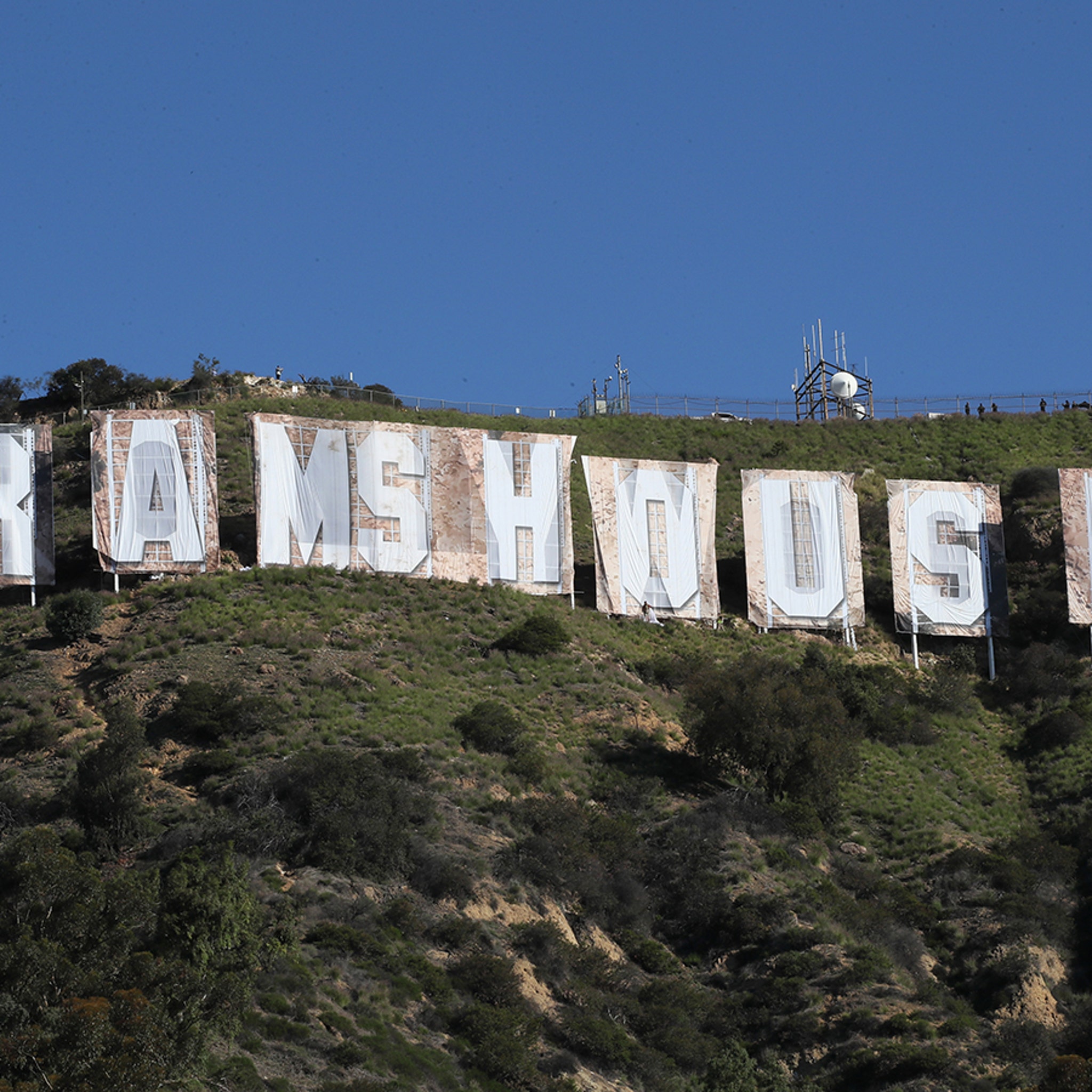 Hollywood Sign to Read 'Rams House' – NBC Los Angeles