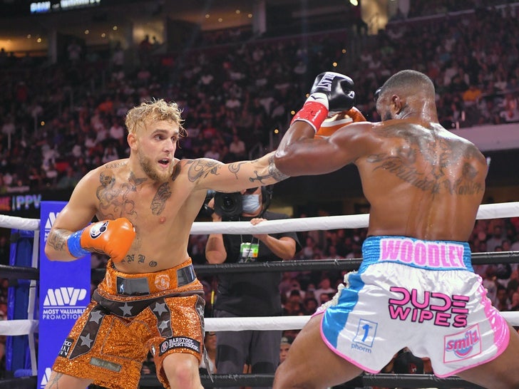 Tyron Woodley Jake Paul Fight Boxing photos 20