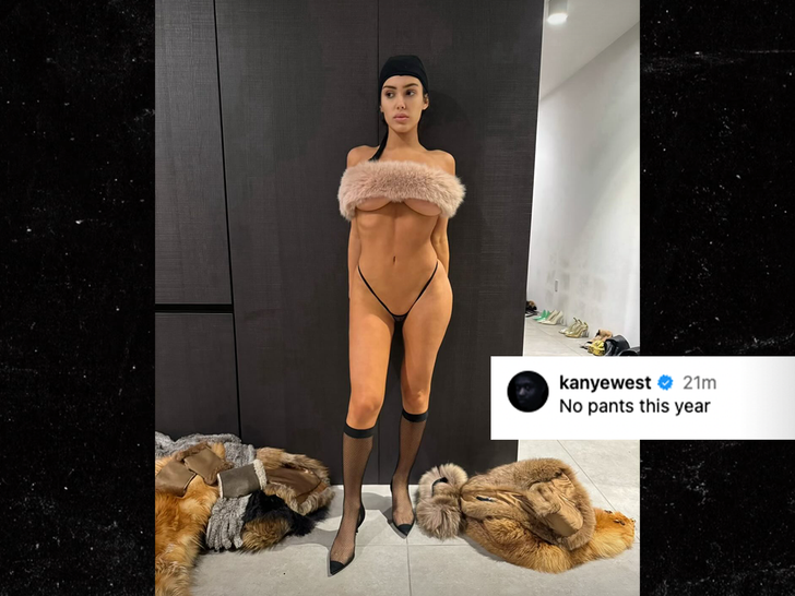 Kanye West Posts Nearly Nude Thirst Trap Pics Of Wife Bianca Censori