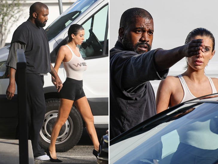 Kanye West and Bianca Censori Alarmed When Confronted