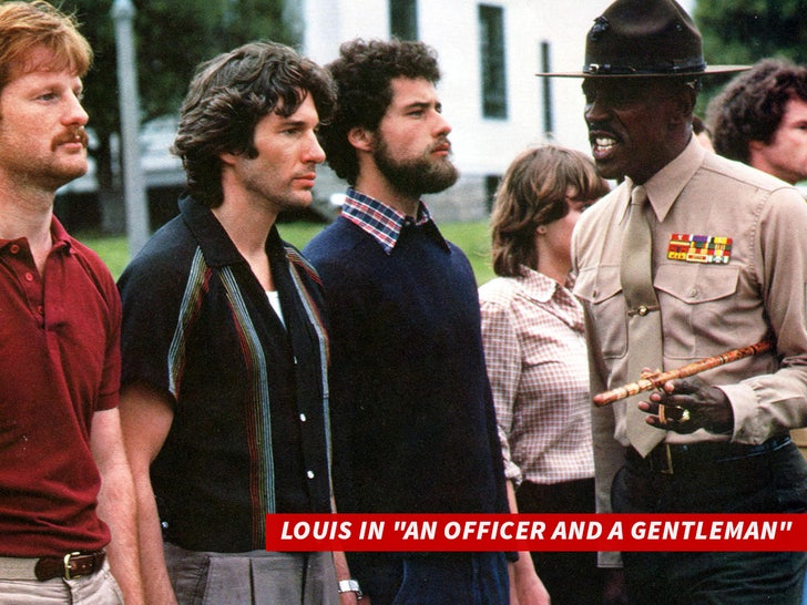 Luís em "Um oficial e um cavalheiro"