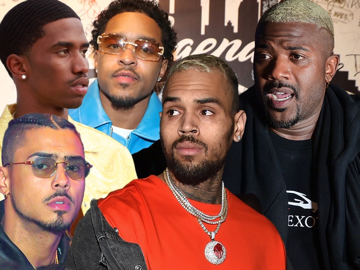 brothers combs ray j chris brown