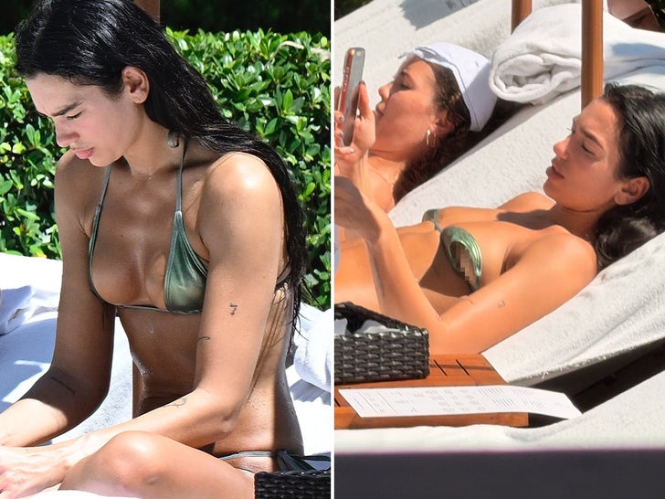 Dua Lipa Displays Toned Tanned Bod In Miami