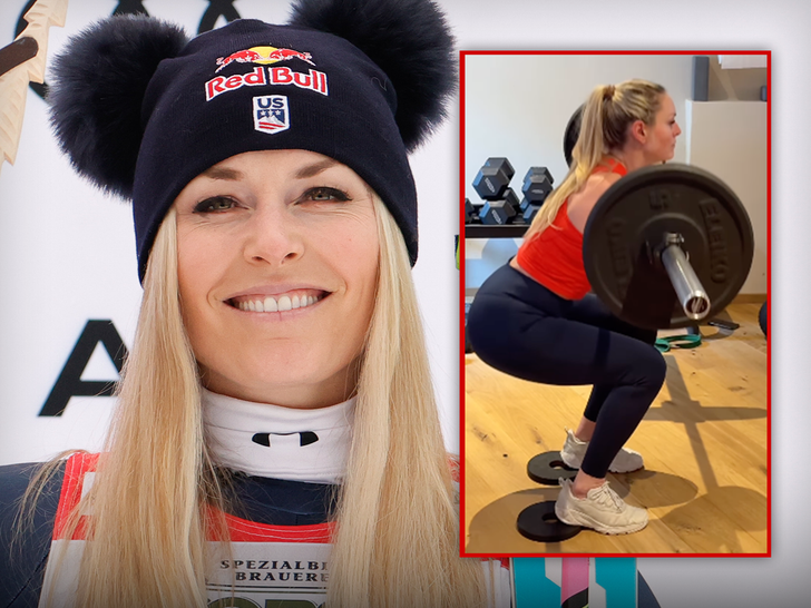 Lindsey Vonn in training