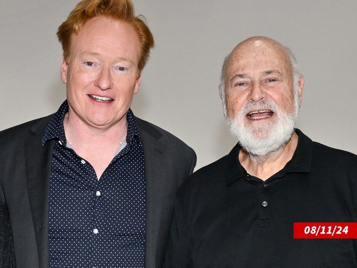 conan o'brien and rob reiner getty