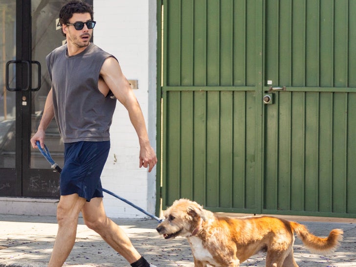 Rivalry Hunk François Arnaud Shows Off Bulging Biceps