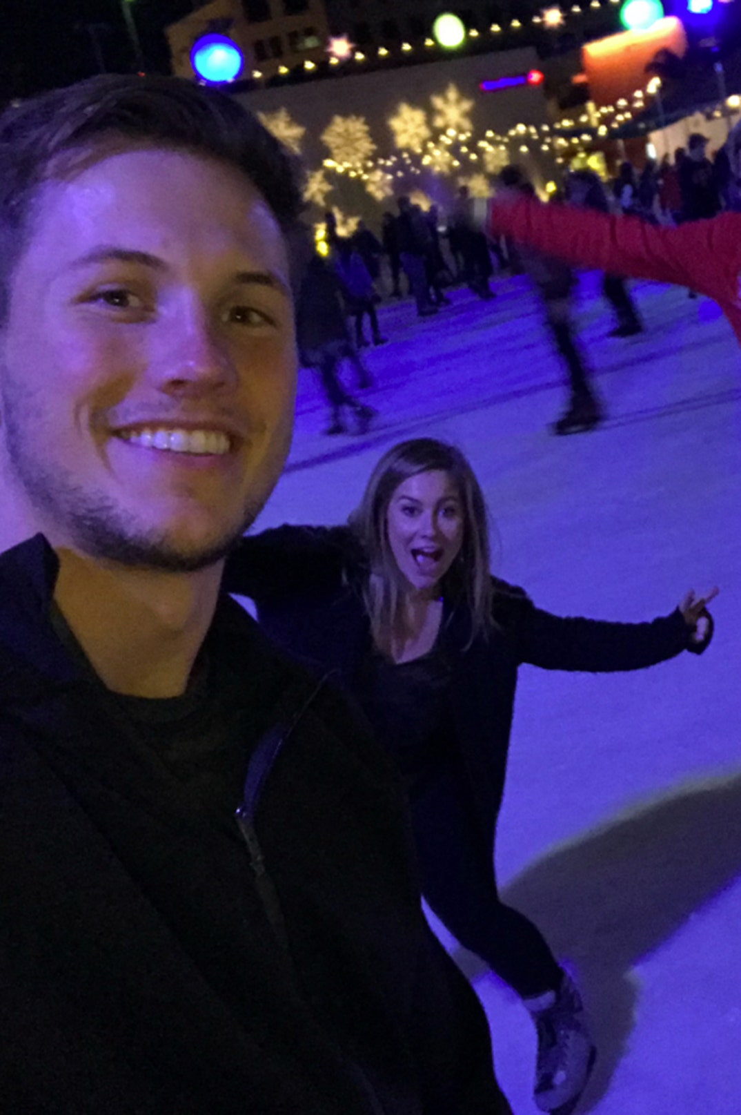 Shawn Johnson and Andrew East