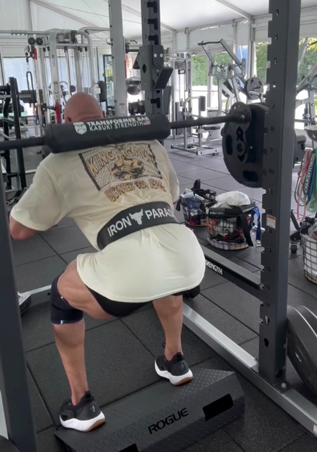 Dwayne Johnson Workout Shots 10