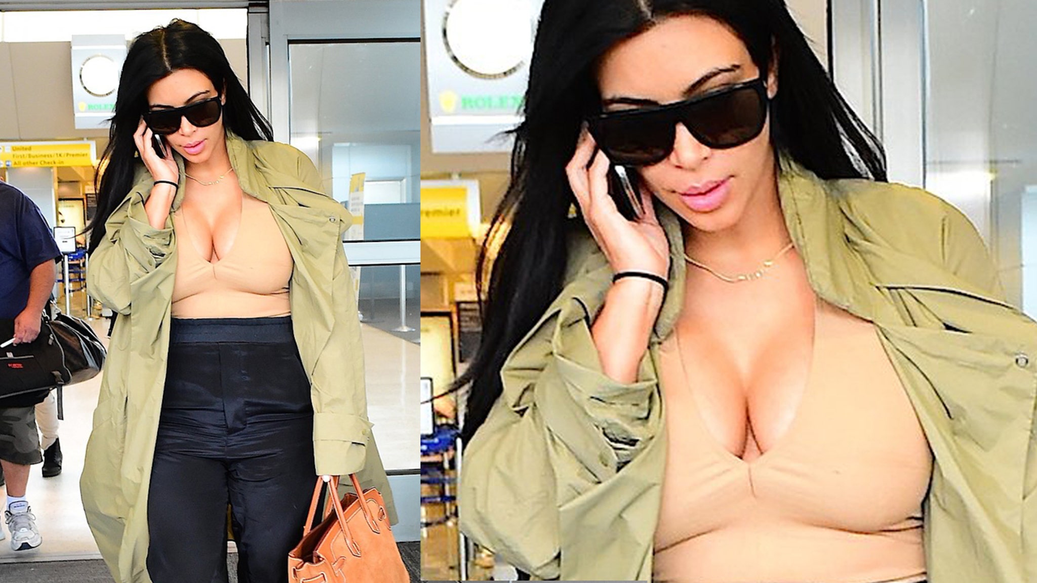 Kim kardashian's tight huge boobs in paparazzi photos