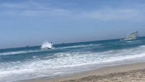 Plane Crashes into Pacific Ocean, Right Off Huntington Beach