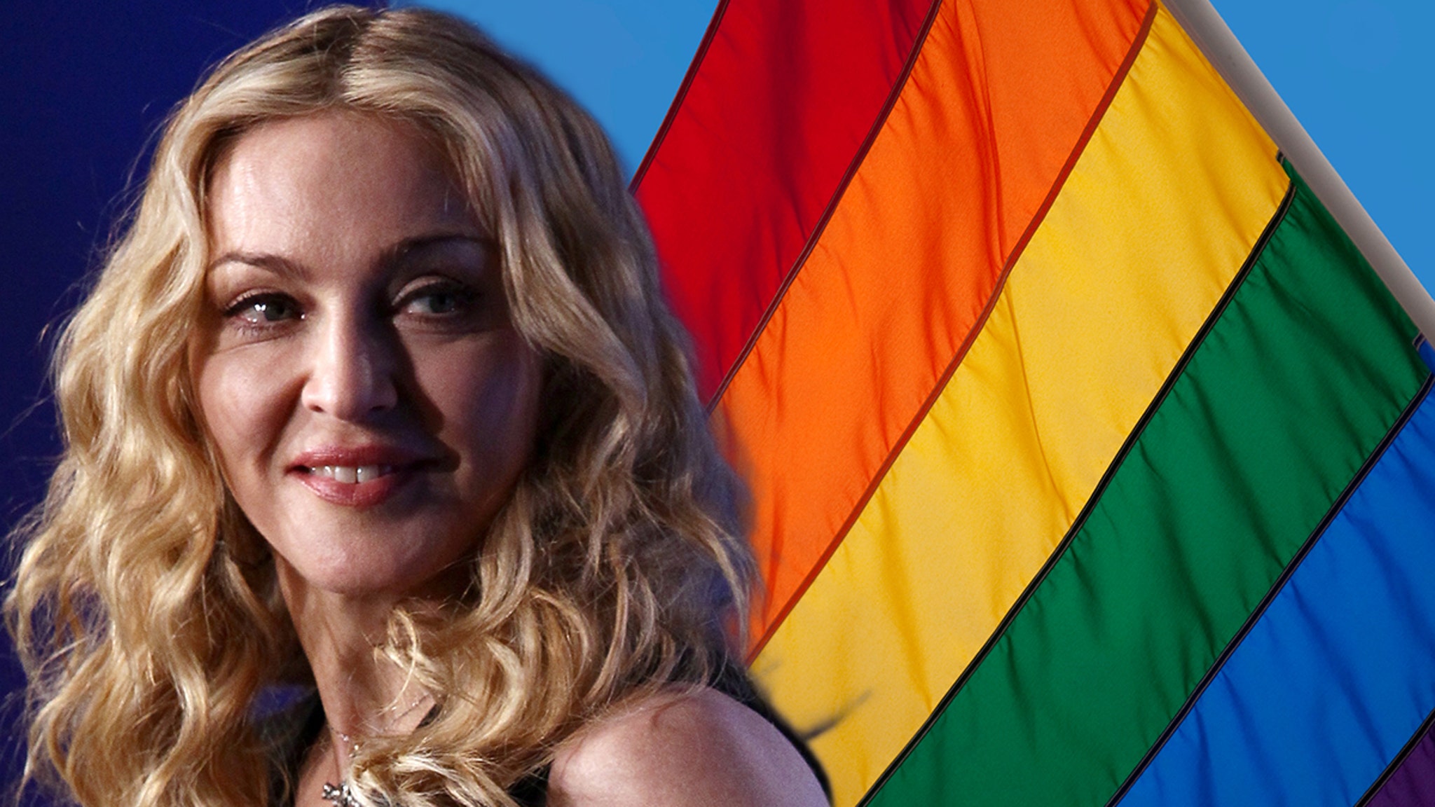 Madonna appears to be gay