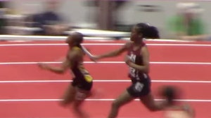 high school track hit in head by baton