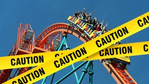 Goliath at six flags caution tape getty