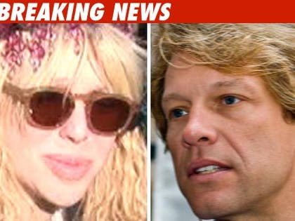 Courtney Love and Bon Jovi