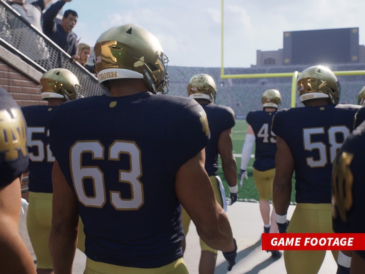 college footaball 25 easports game footage