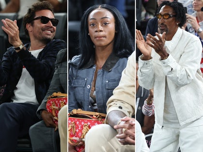 Celebs at the Olympic Basketball Finals launch