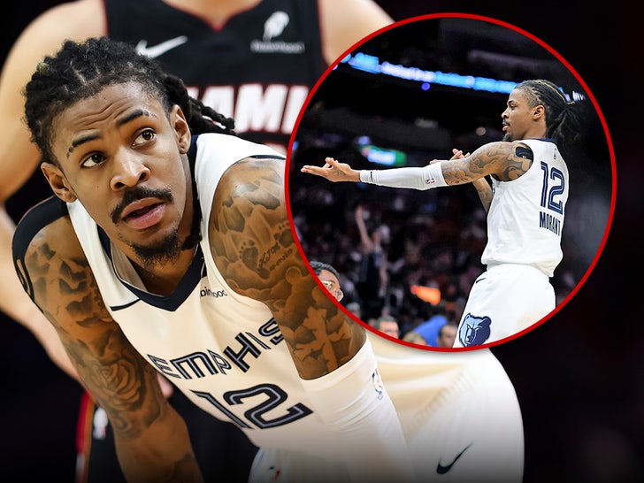 ja morant memphis grizzlies finger guns main getty