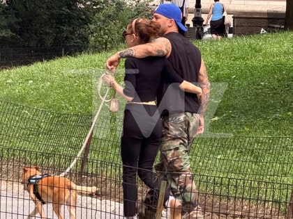 Ariana Grande and Ricky Alvarez walking in Central Park tmz wm 2