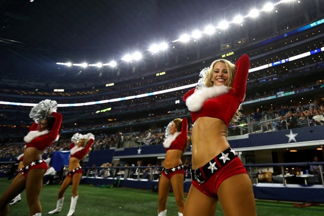 Santa's Cheerleaders, cheerleaders, christmas cheerleaders, santa