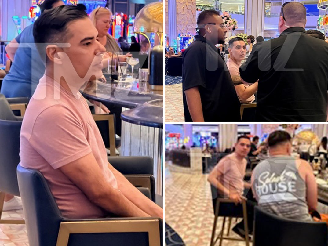 Robert Garcia in a casino at Las Vegas 3/29/26