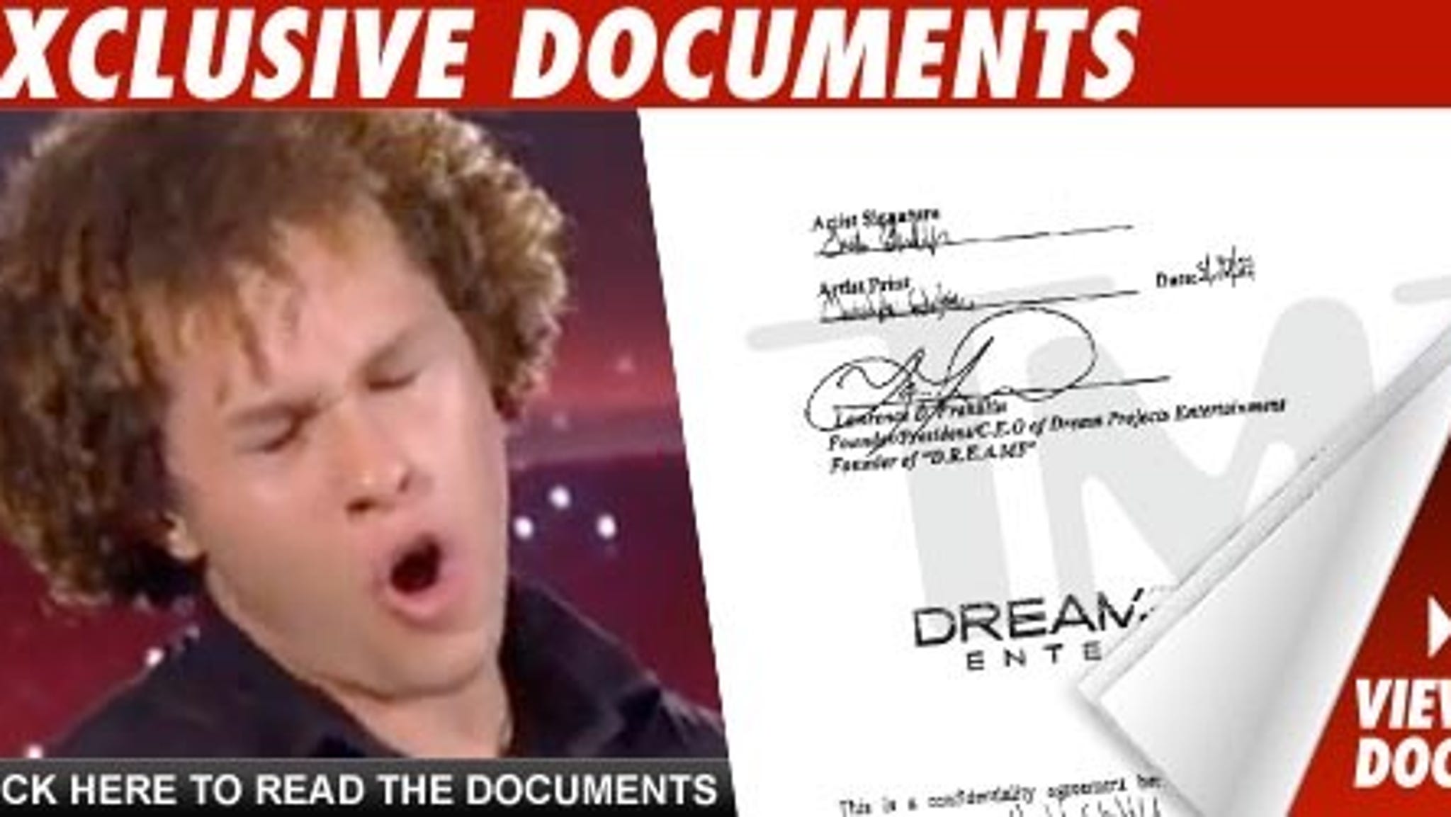 'Idol' Semifinalist -- The Contract that DQ'd Him