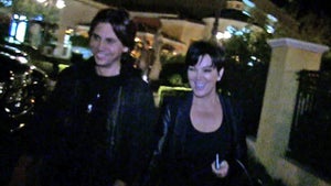 Kris Jenner -- Smiles Through Split ... While Bruce Rages On