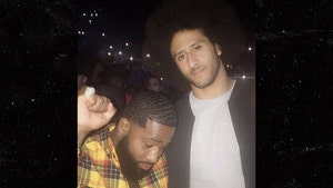 Colin Kaepernick Hits Chris Brown Concert In NYC with Boxing Star (PHOTO)