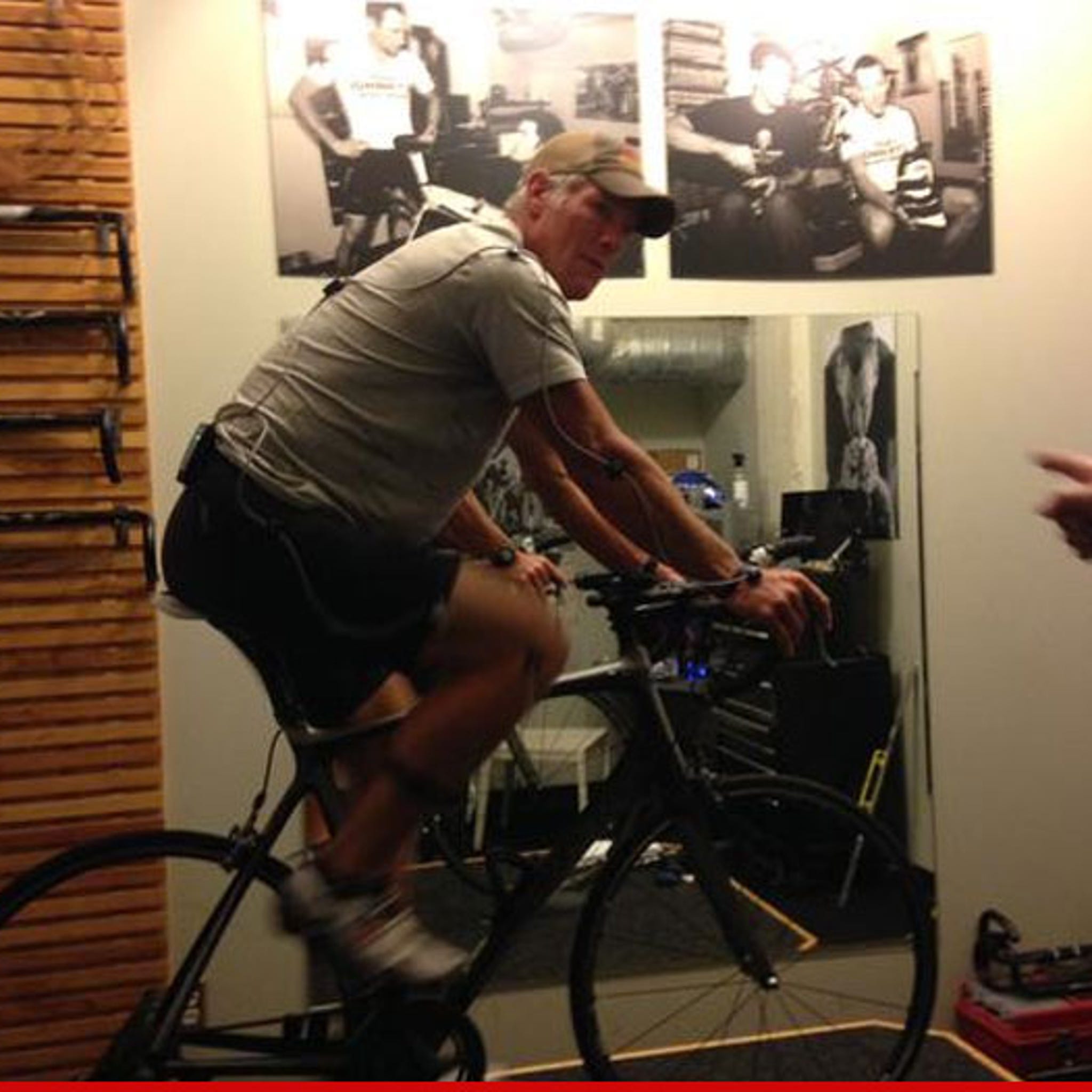 Lance Armstrong Rollin with Brett Favre