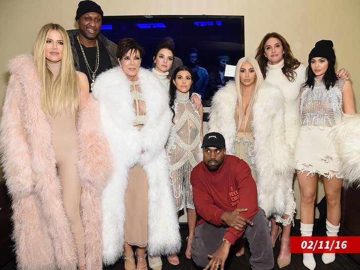 Khloe Kardashian, Lamar Odom, Kris Jenner, Kendall Jenner, Kourtney Kardashian, Kanye West, Kim Kardashian