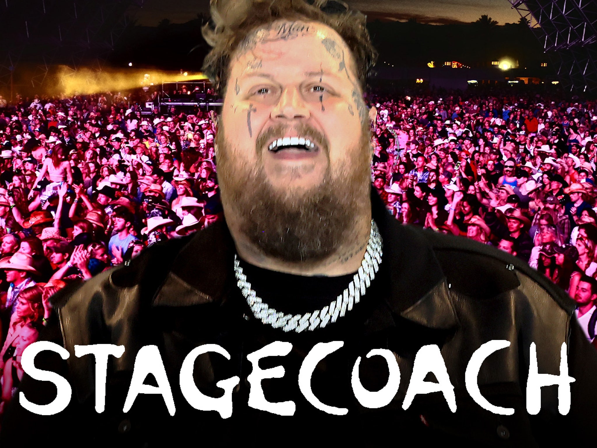 Jelly Roll Performs Hip Hop Hits at Country-Themed Stagecoach Festival