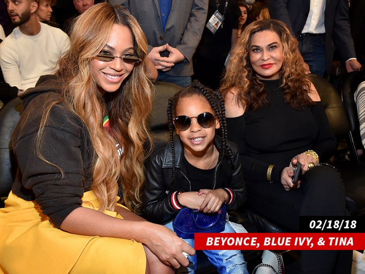 Beyonce, Blue Ivy Carter, and Tina