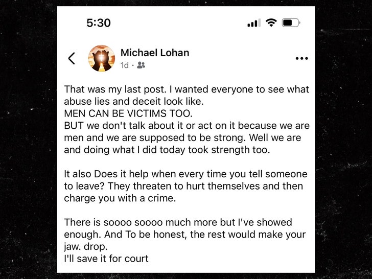 Michael Lohan reports