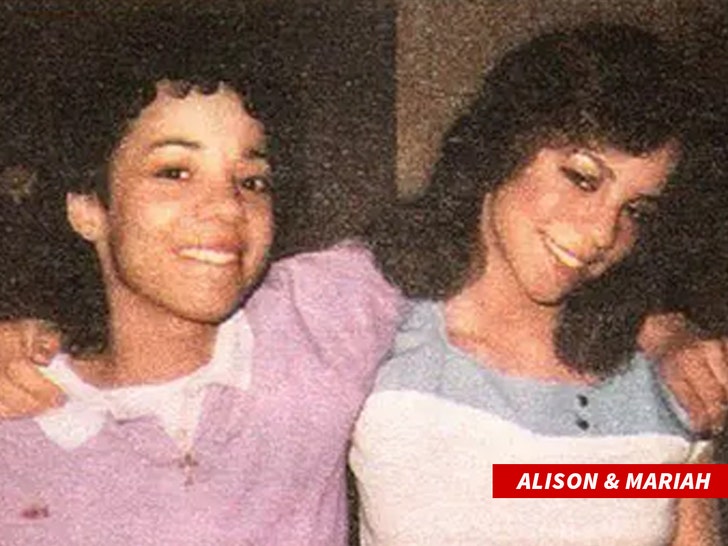 Mariah Carey dan saudara perempuannya Allison